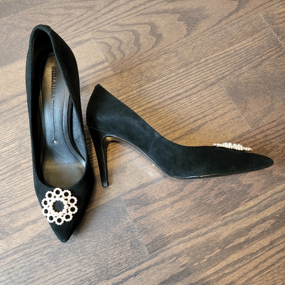 Stella Luna Suede Leather Heels - Picture 2 of 5